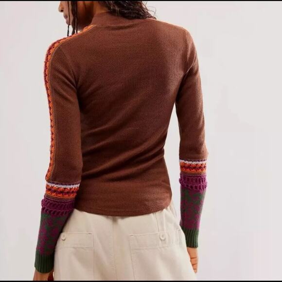 Free People Switch It Up Thermal Top XS NWOT - Picture 3 of 9